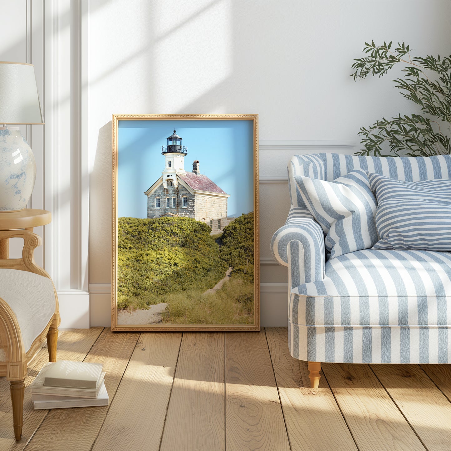 Block Island North Light Lighthouse Print