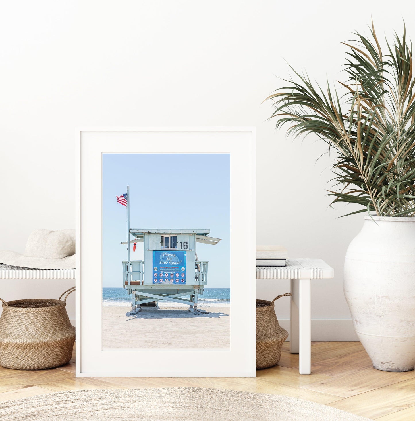 Lifeguard Station Beach Print III