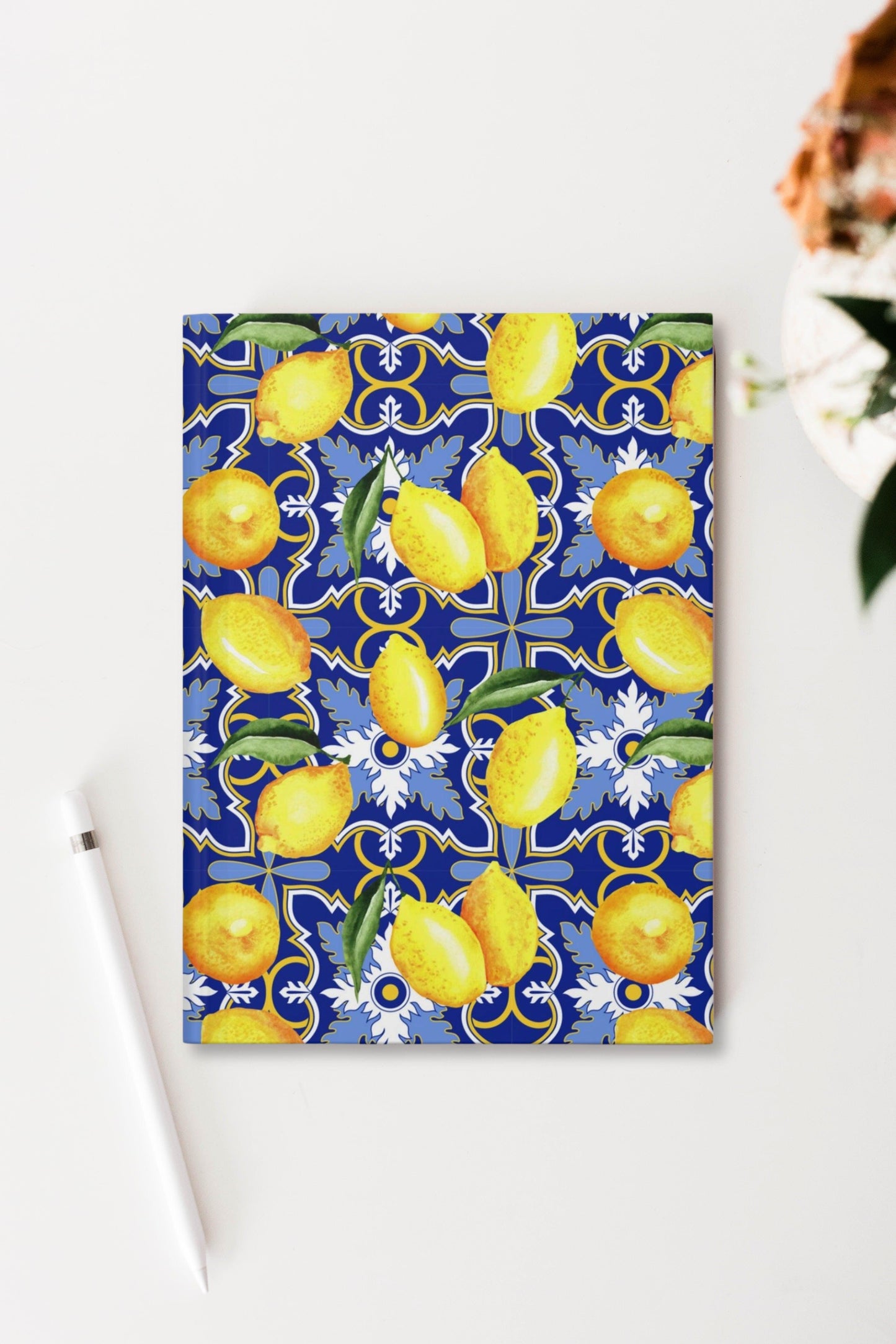 See You in Santorini | Lemon Print Notebook - Departures Print Shop