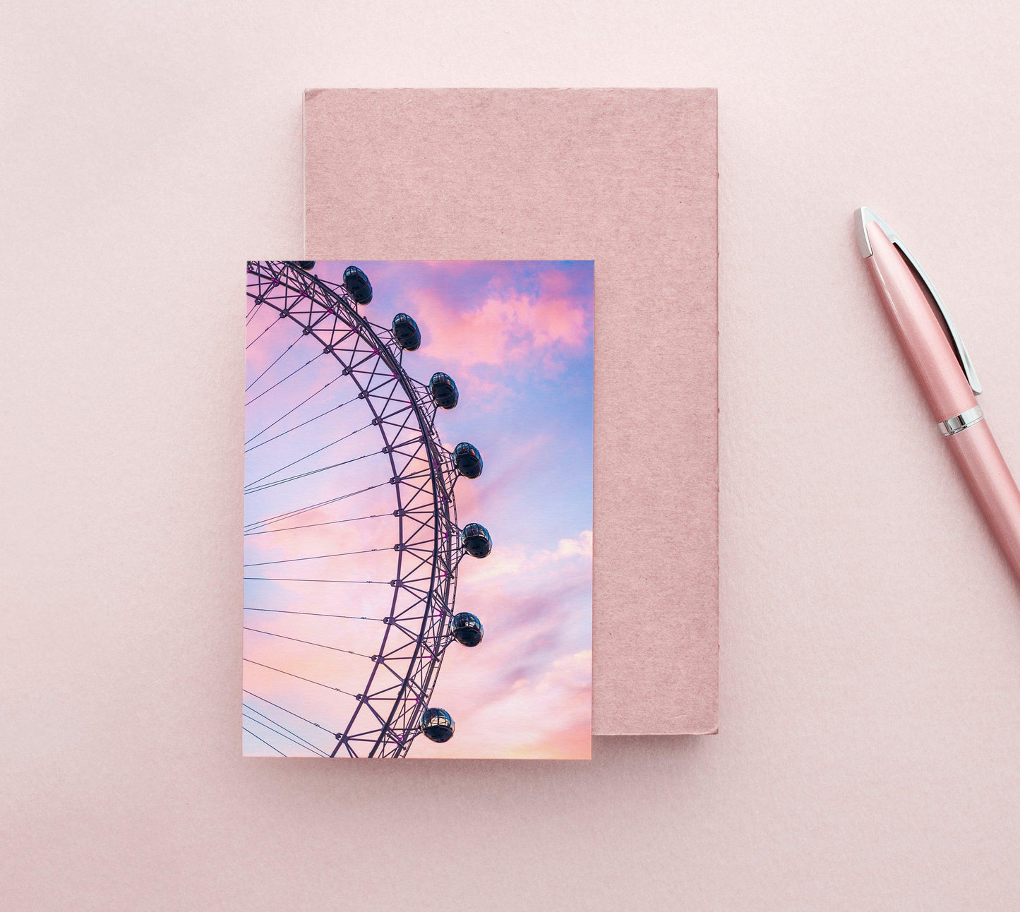 London Eye Cotton Candy Skies II | London Print - Departures Print Shop