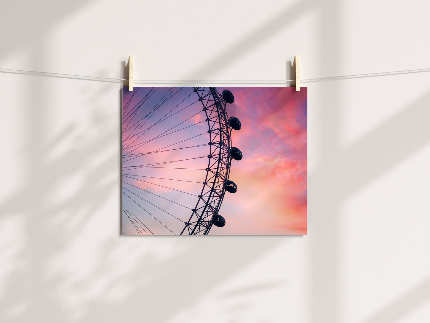London Eye Cotton Candy Skies III | London Photography Print - Departures Print Shop