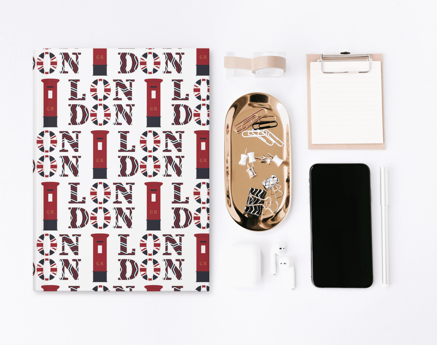 London Travel Notebook - Departures Print Shop