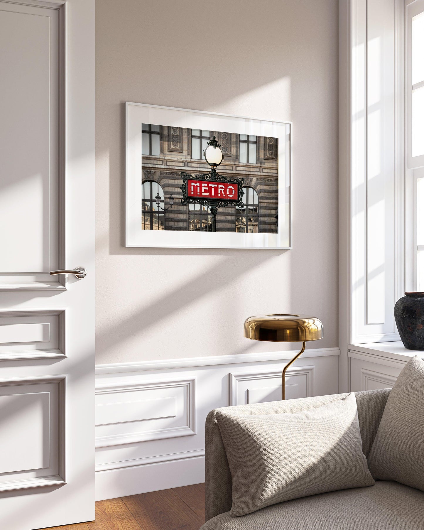 Paris Metro Sign Photography Print II - Departures Print Shop