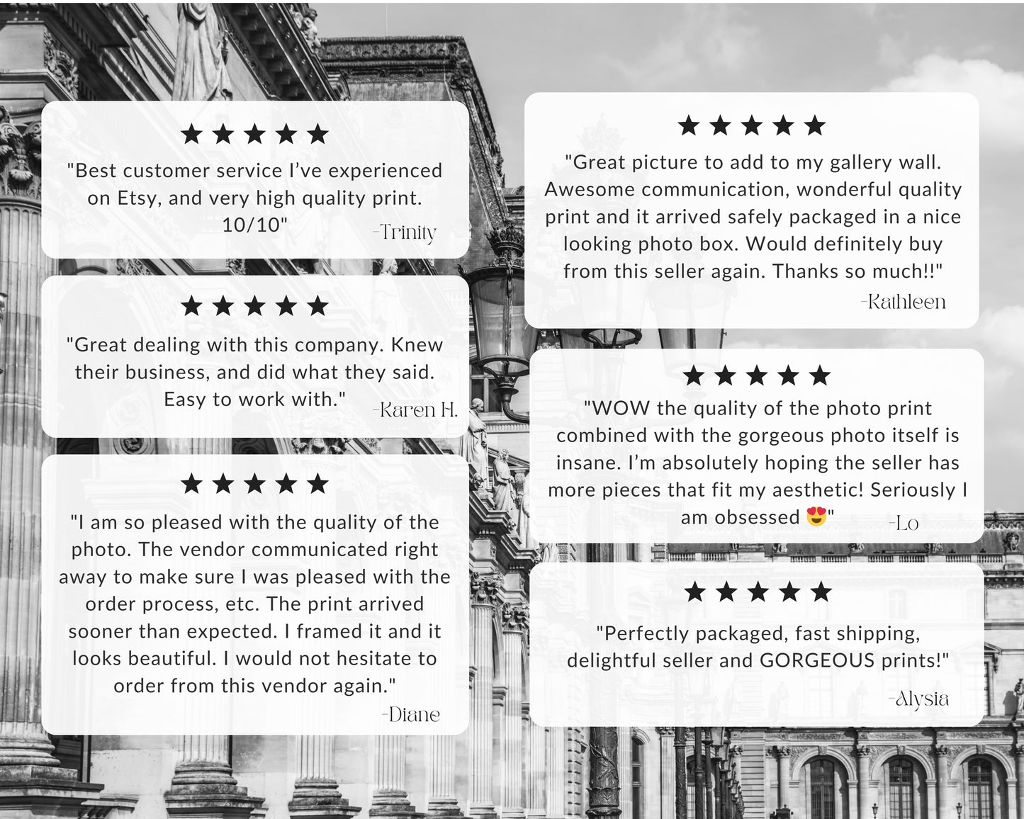 Departures Print Shop Paris Print Reviews