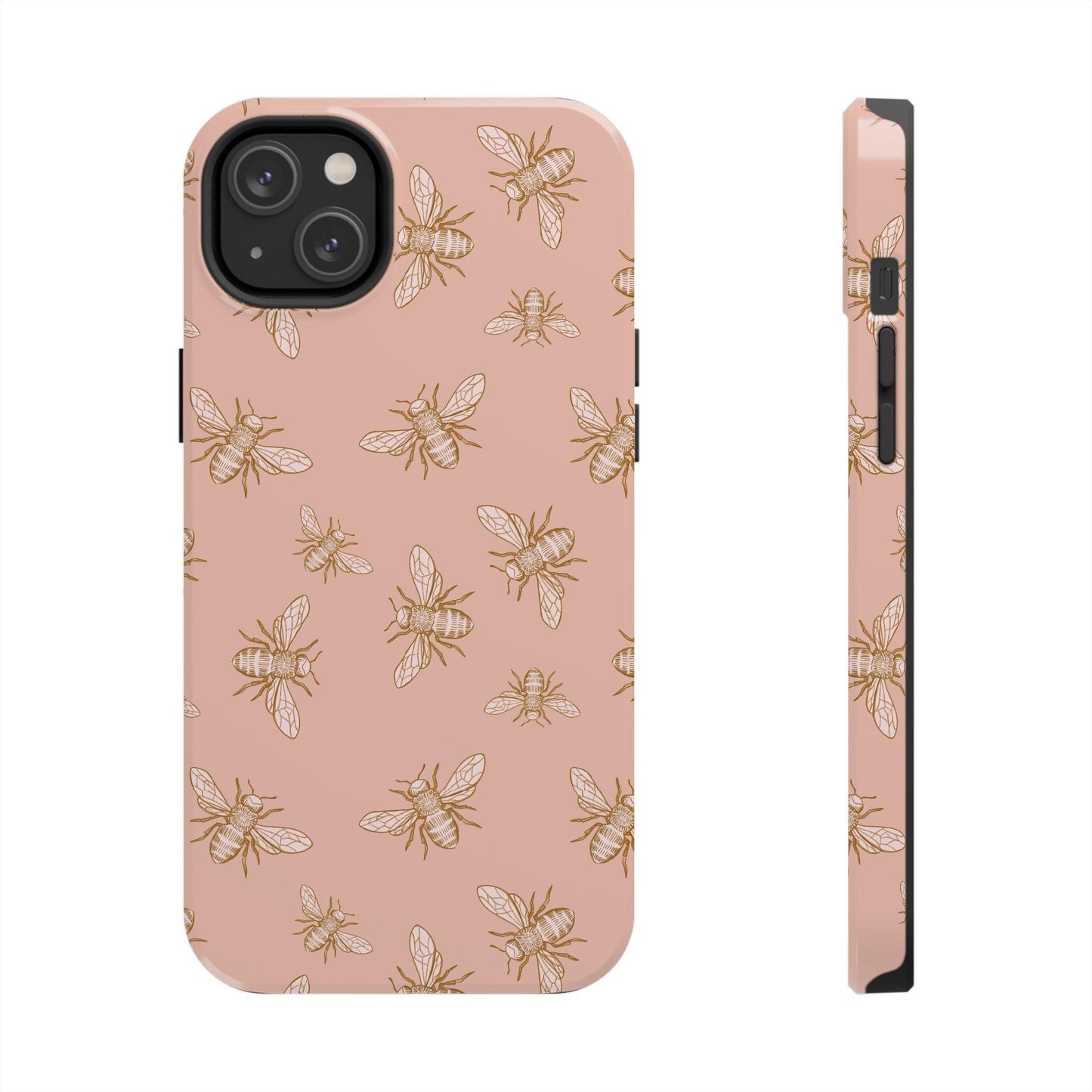 Pink Honey Bee Print Phone Case - Departures Print Shop
