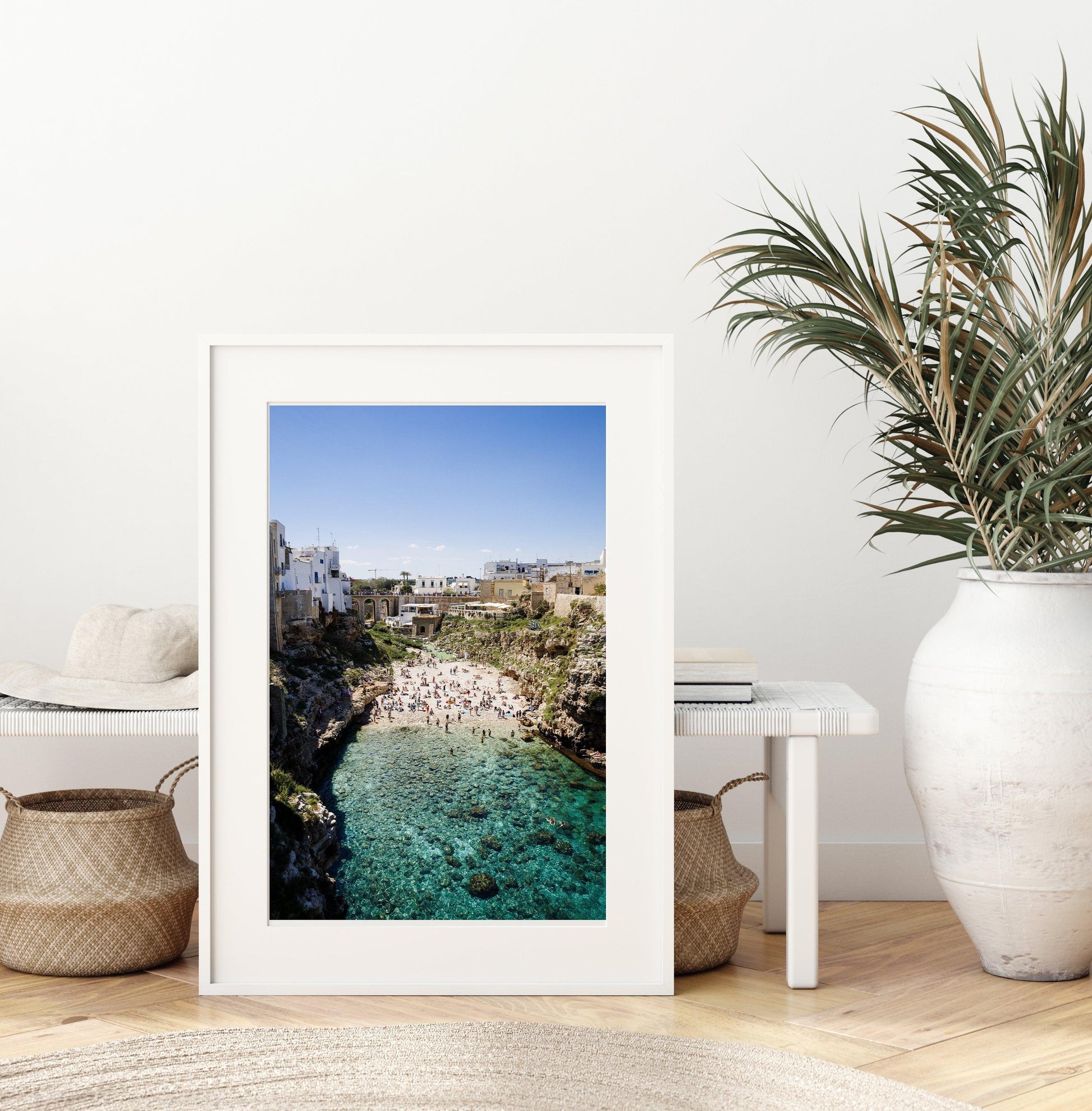 Polignano a Mare Beach Print II | Puglia Italy Photography - Departures Print Shop