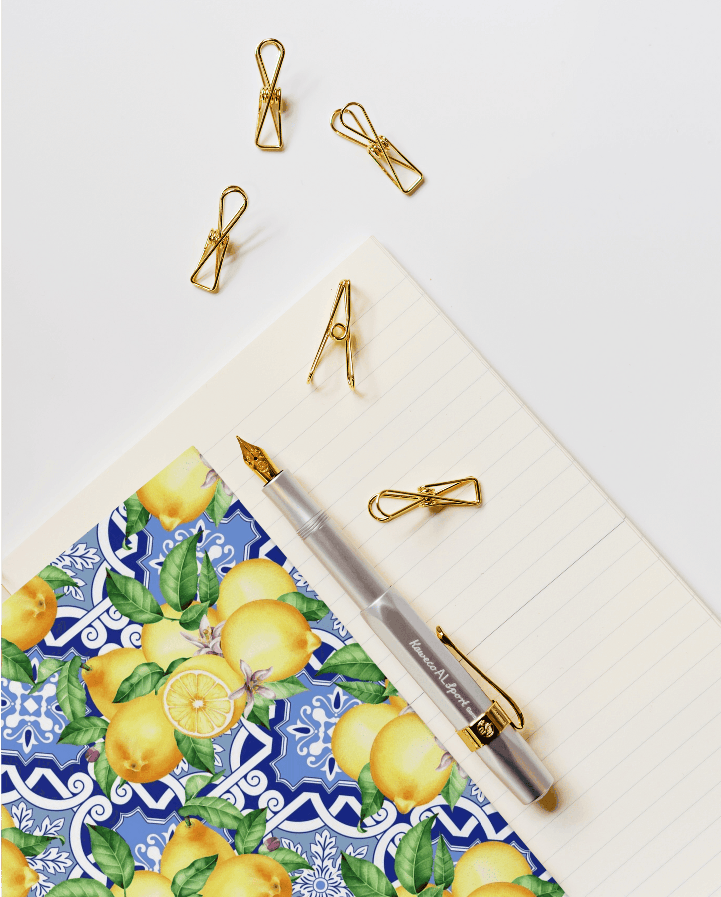 Summer in Positano | Lemon Print Notebook - Departures Print Shop