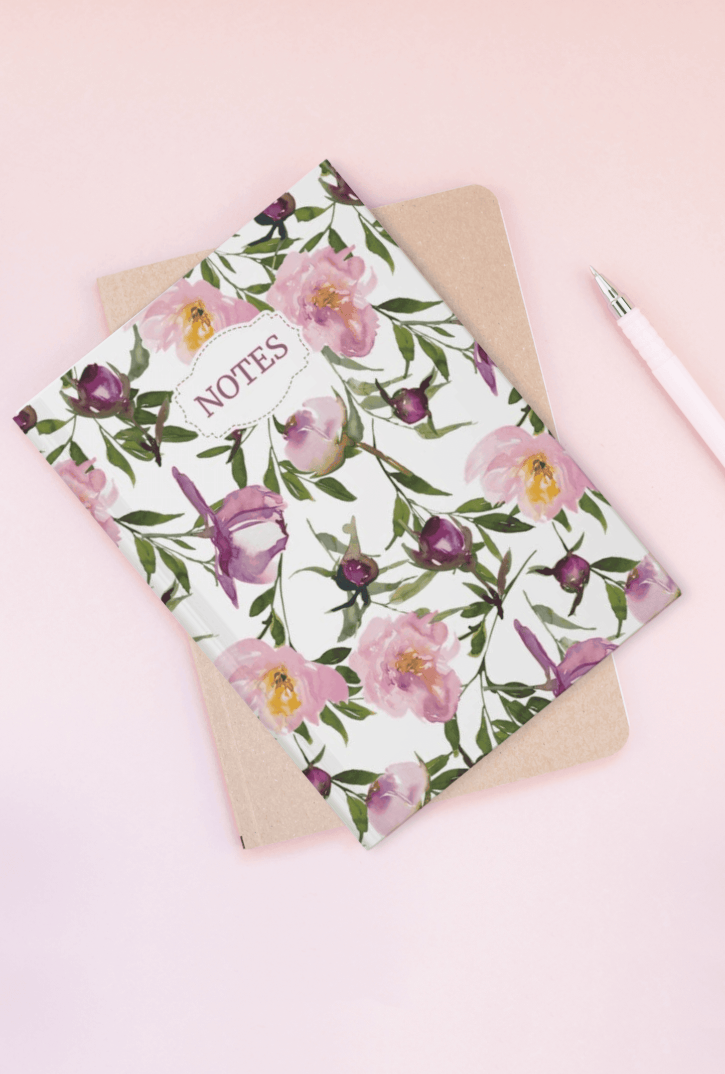 Wilmington | Floral Print Notebook - Departures Print Shop