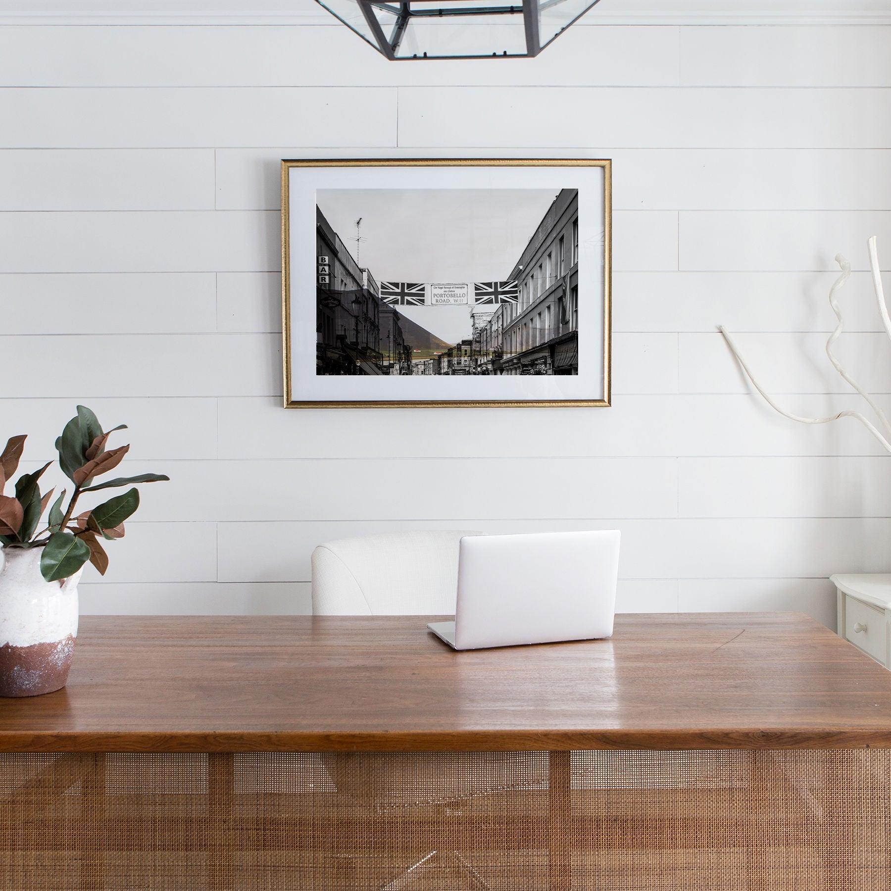 B&W Portobello Road Market | London Print - Departures Print Shop