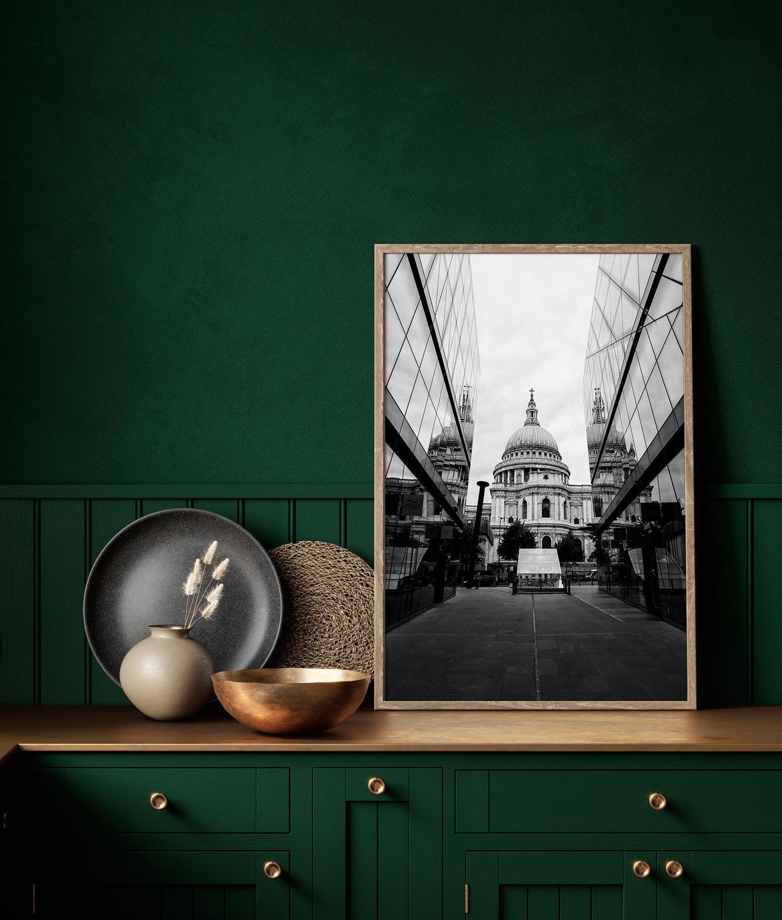 B&W St. Paul's Cathedral III | London Print - Departures Print Shop