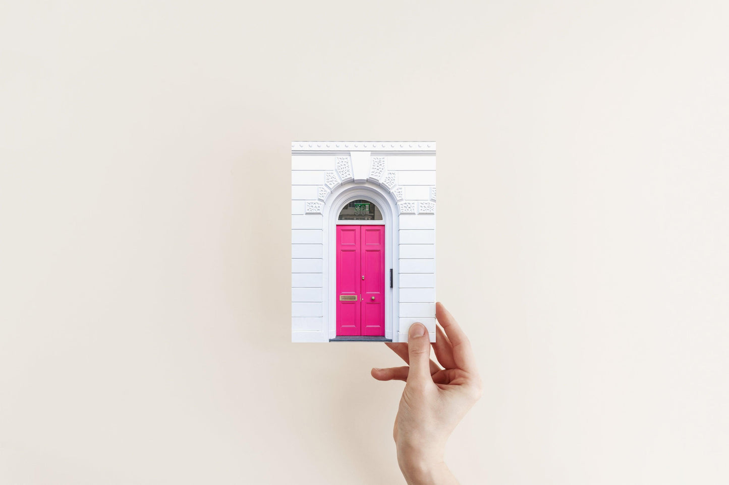 Hot Pink Door | London Print - Departures Print Shop