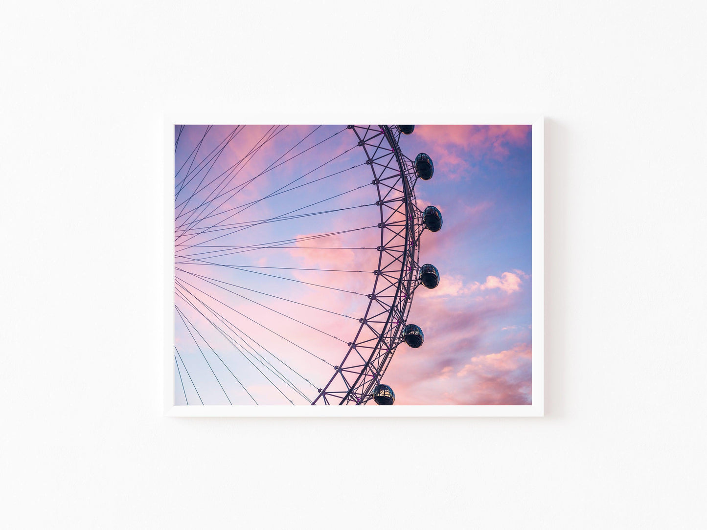 London Eye Cotton Candy Skies | London Print - Departures Print Shop