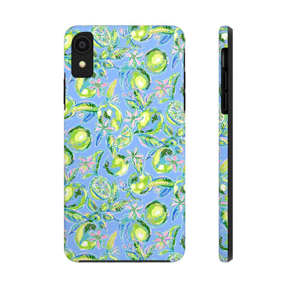 Lime Citrus Print Phone Case