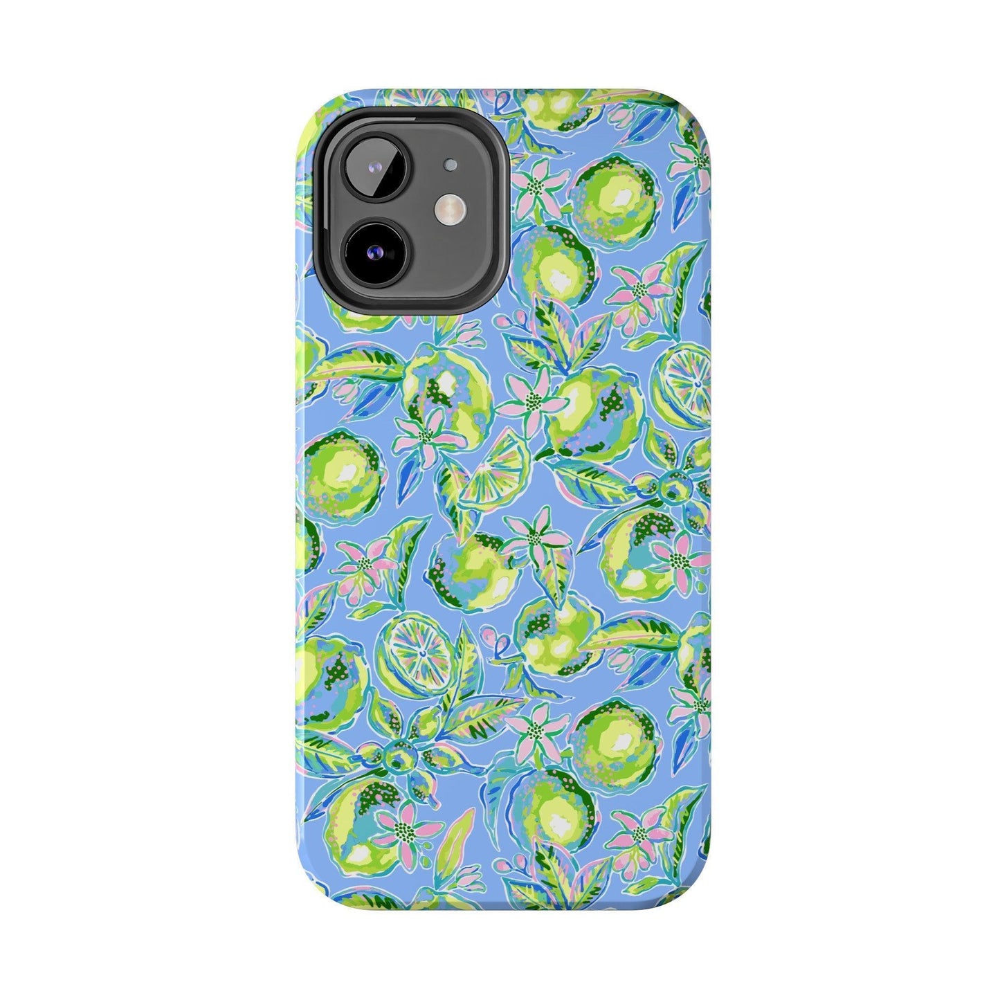 Lime Citrus Print Phone Case