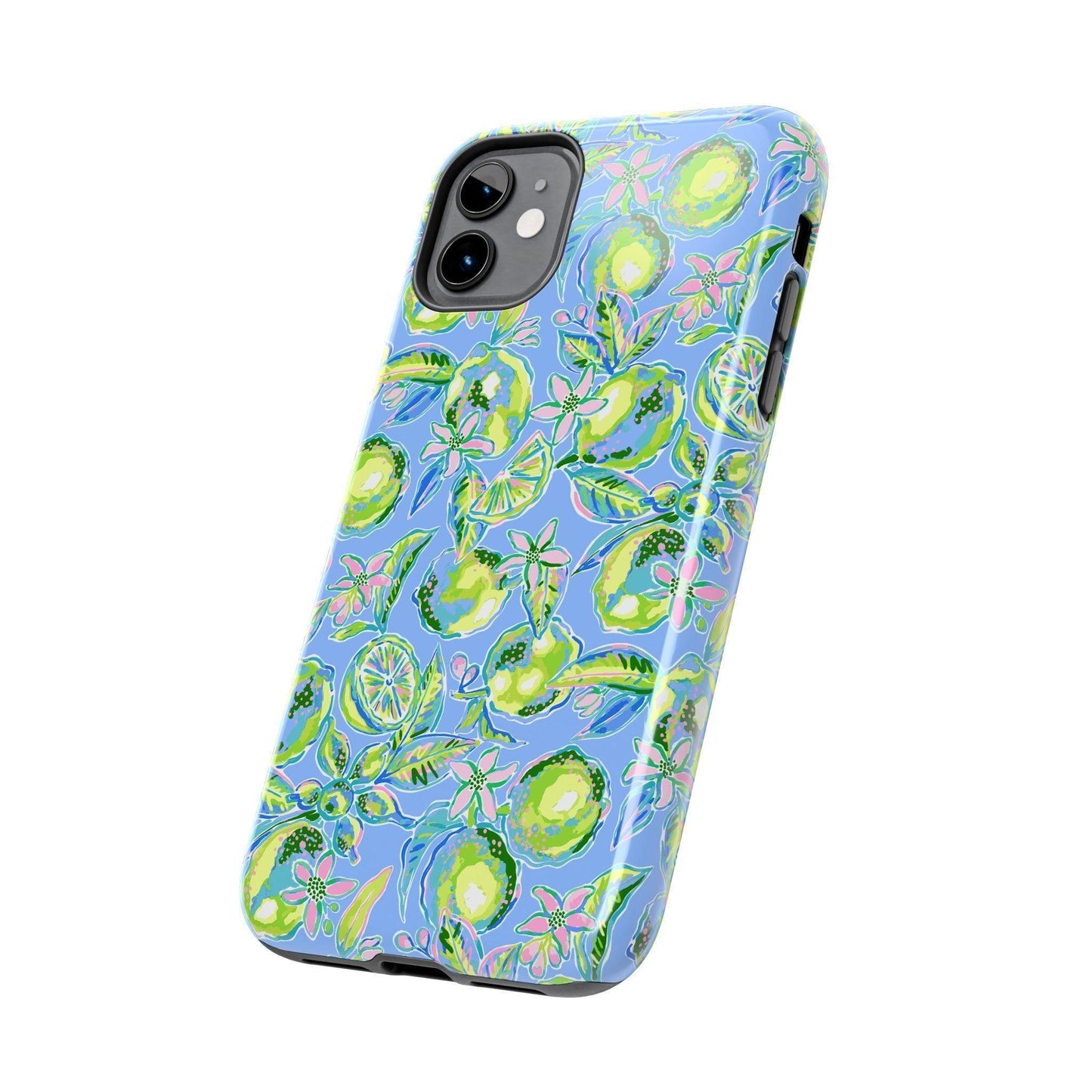 Lime Citrus Print Phone Case