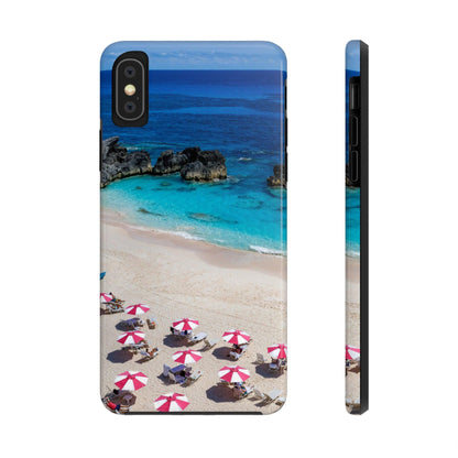 Bermuda Beach Umbrellas Phone Case