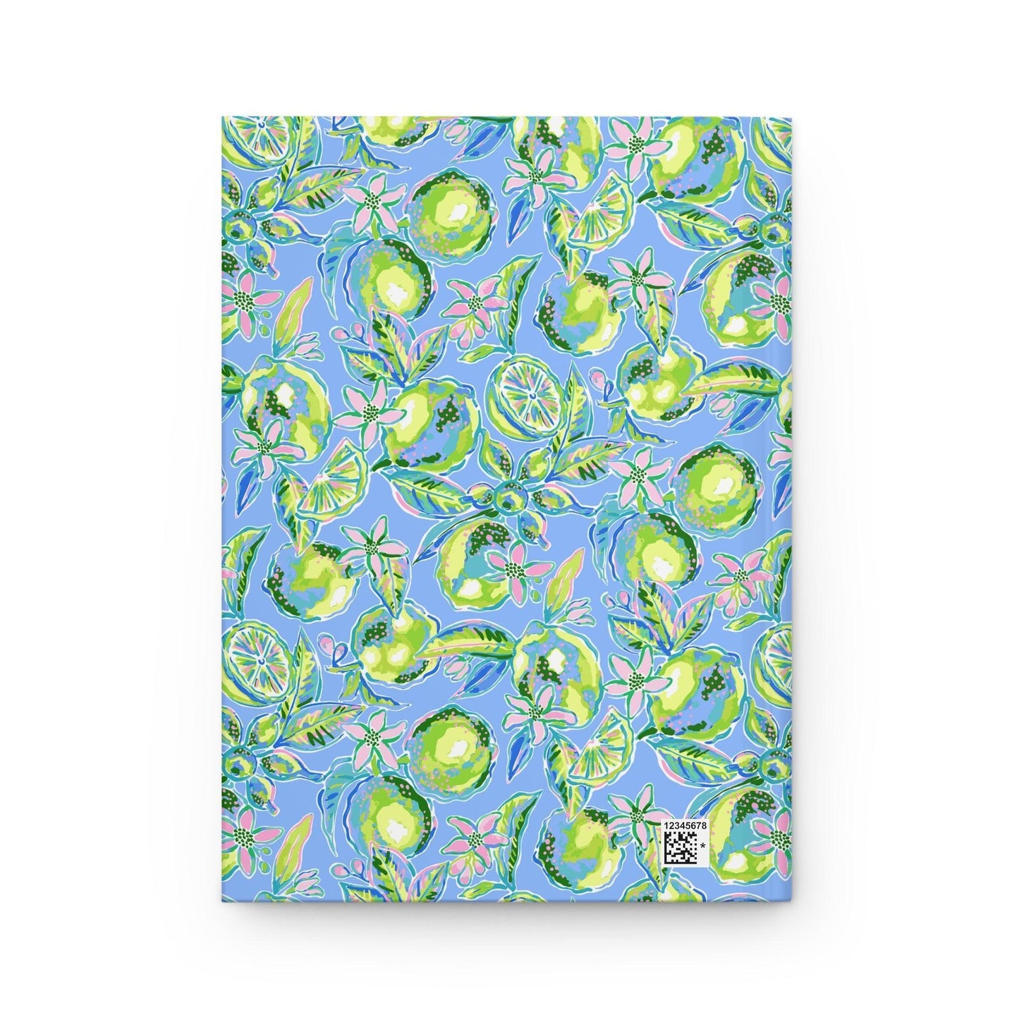 Lime Citrus Print Notebook