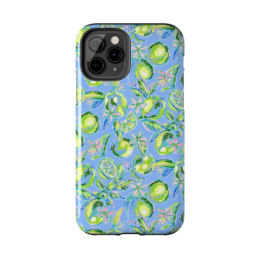 Lime Citrus Print Phone Case