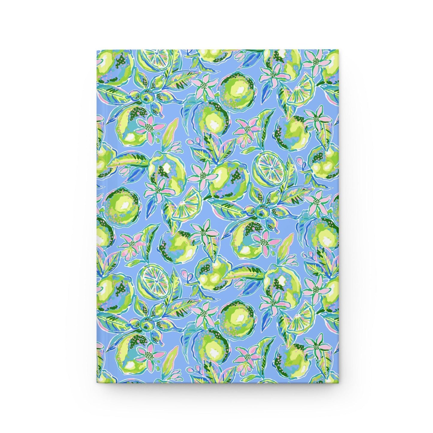 Lime Citrus Print Notebook