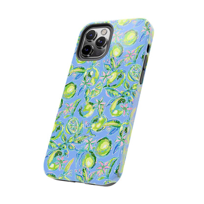 Lime Citrus Print Phone Case