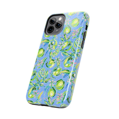 Lime Citrus Print Phone Case