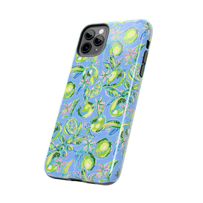 Lime Citrus Print Phone Case