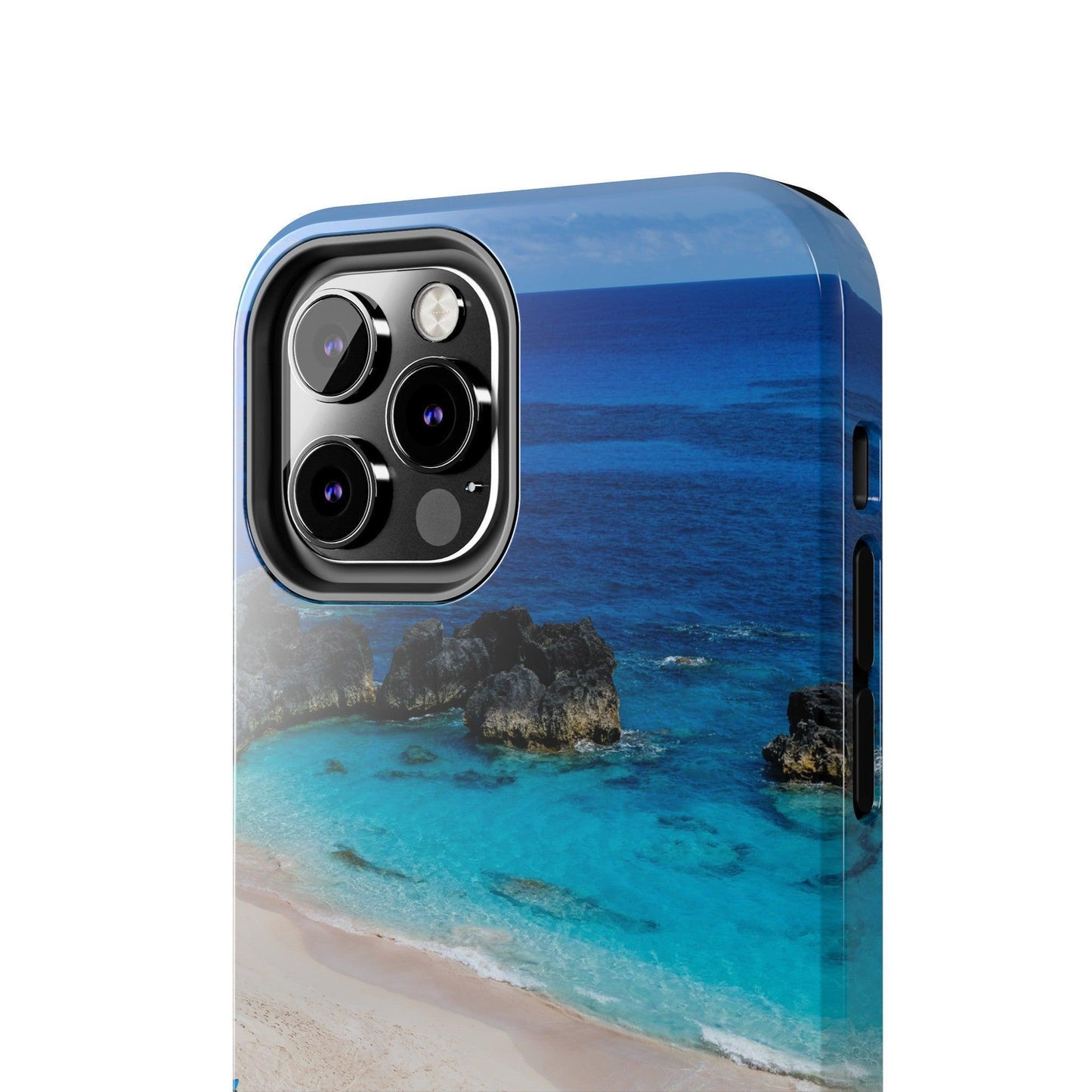 Bermuda Beach Umbrellas Phone Case