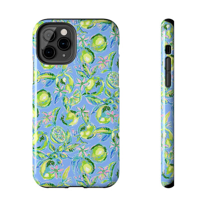 Lime Citrus Print Phone Case