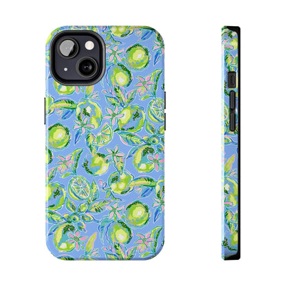 Lime Citrus Print Phone Case