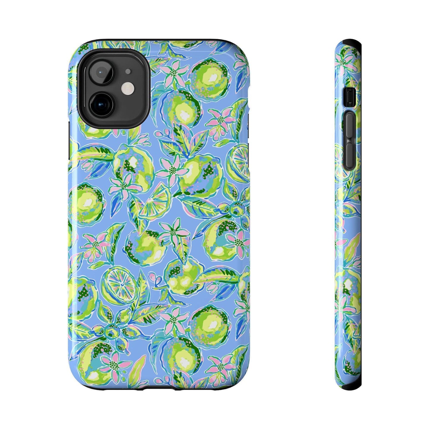 Lime Citrus Print Phone Case