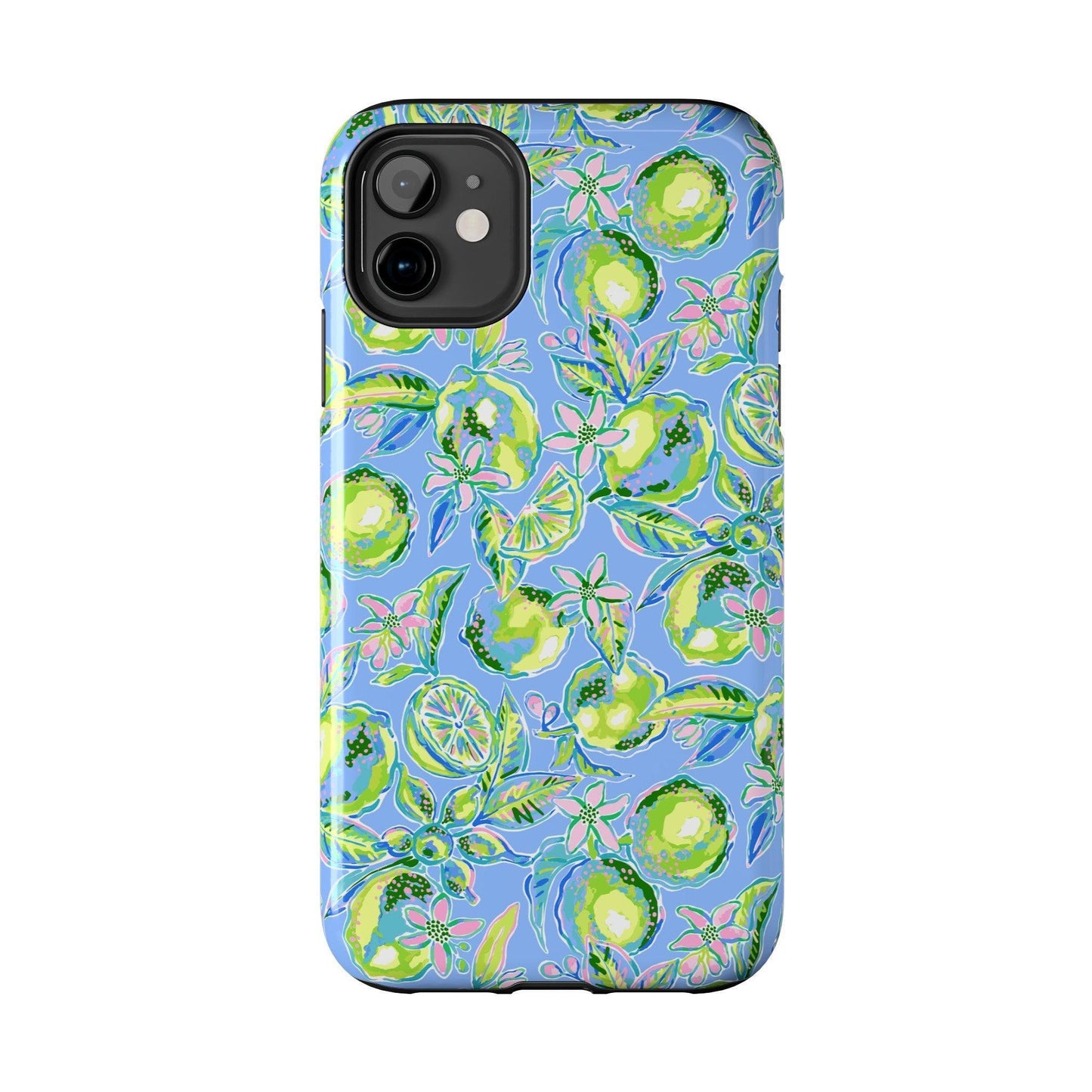 Lime Citrus Print Phone Case