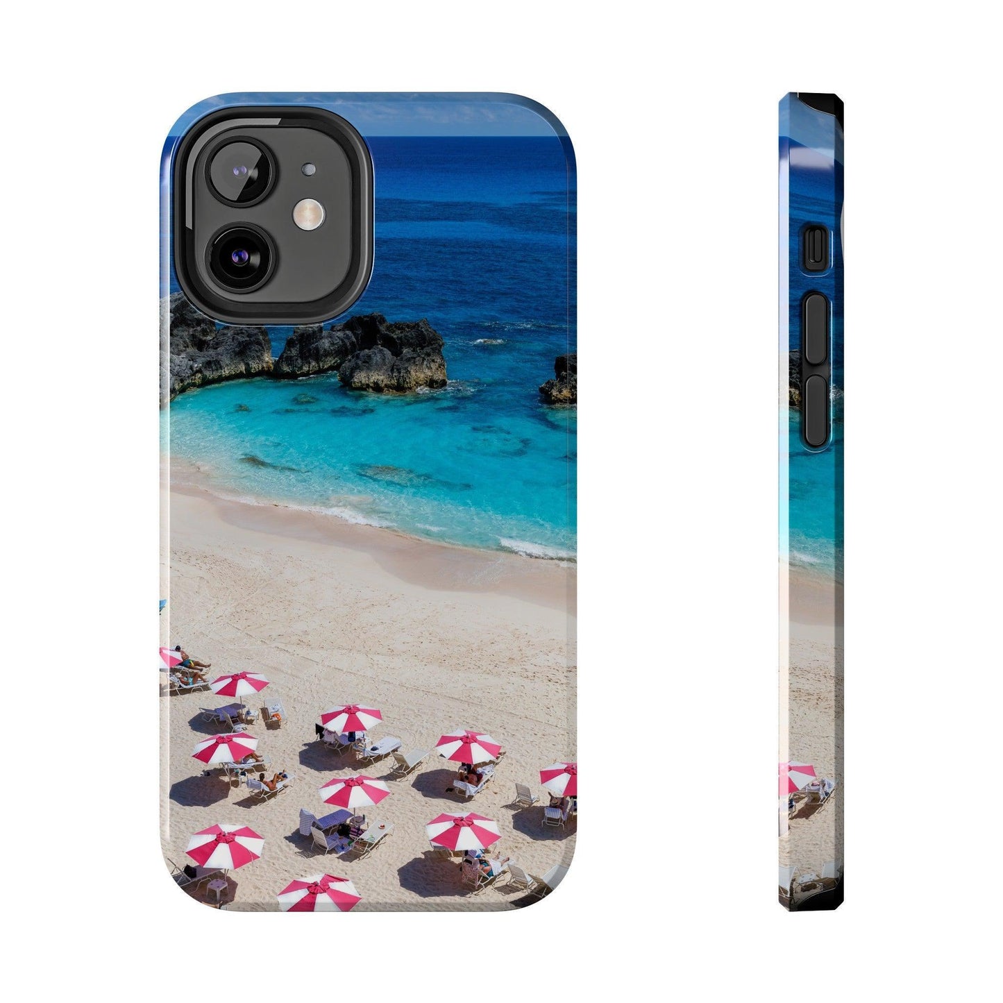 Bermuda Beach Umbrellas Phone Case