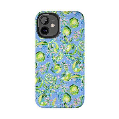 Lime Citrus Print Phone Case