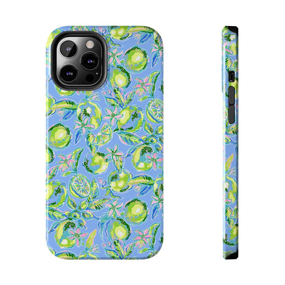 Lime Citrus Print Phone Case