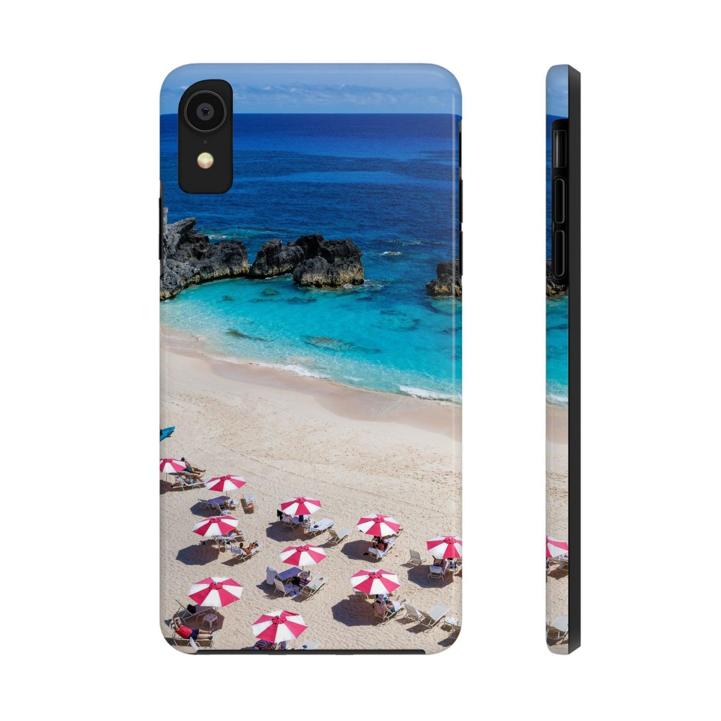 Bermuda Beach Umbrellas Phone Case