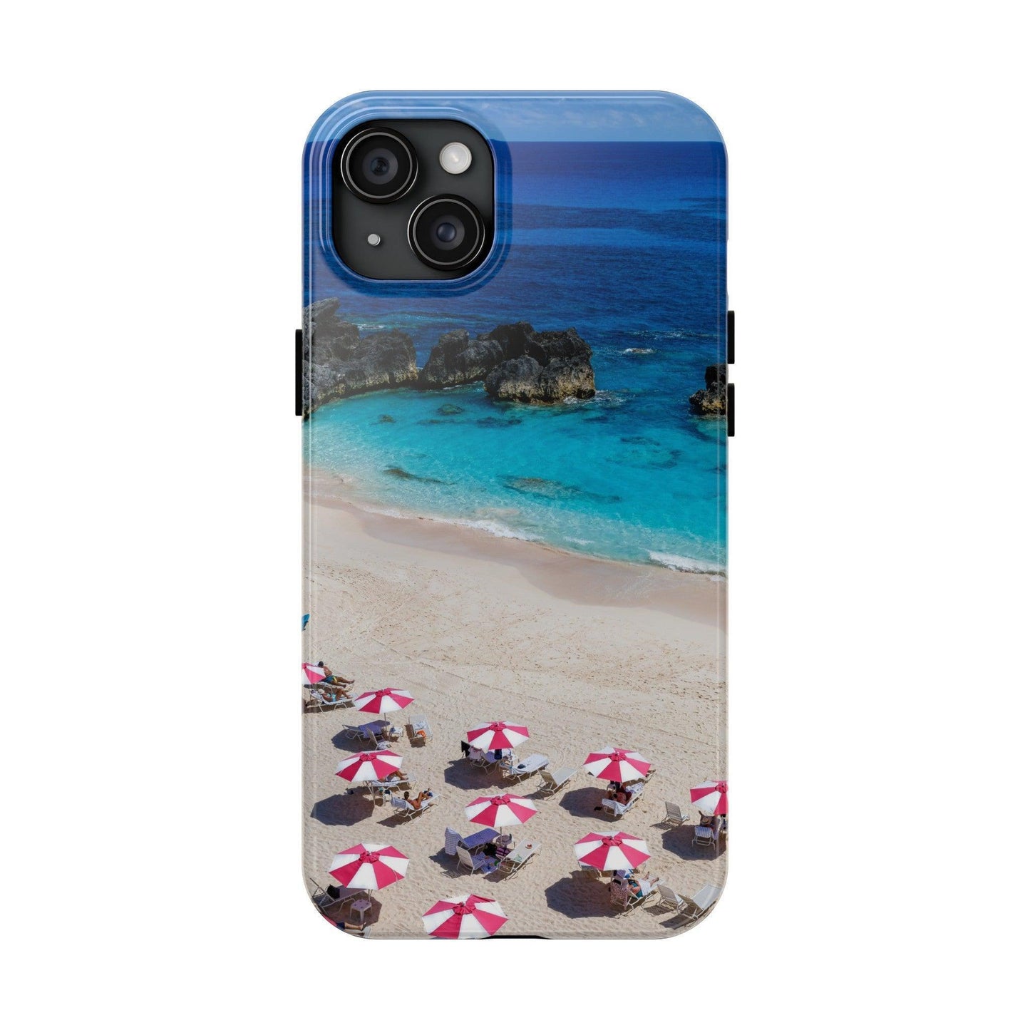 Bermuda Beach Umbrellas Phone Case