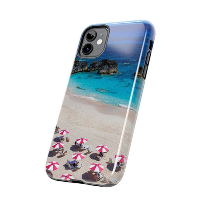 Bermuda Beach Umbrellas Phone Case