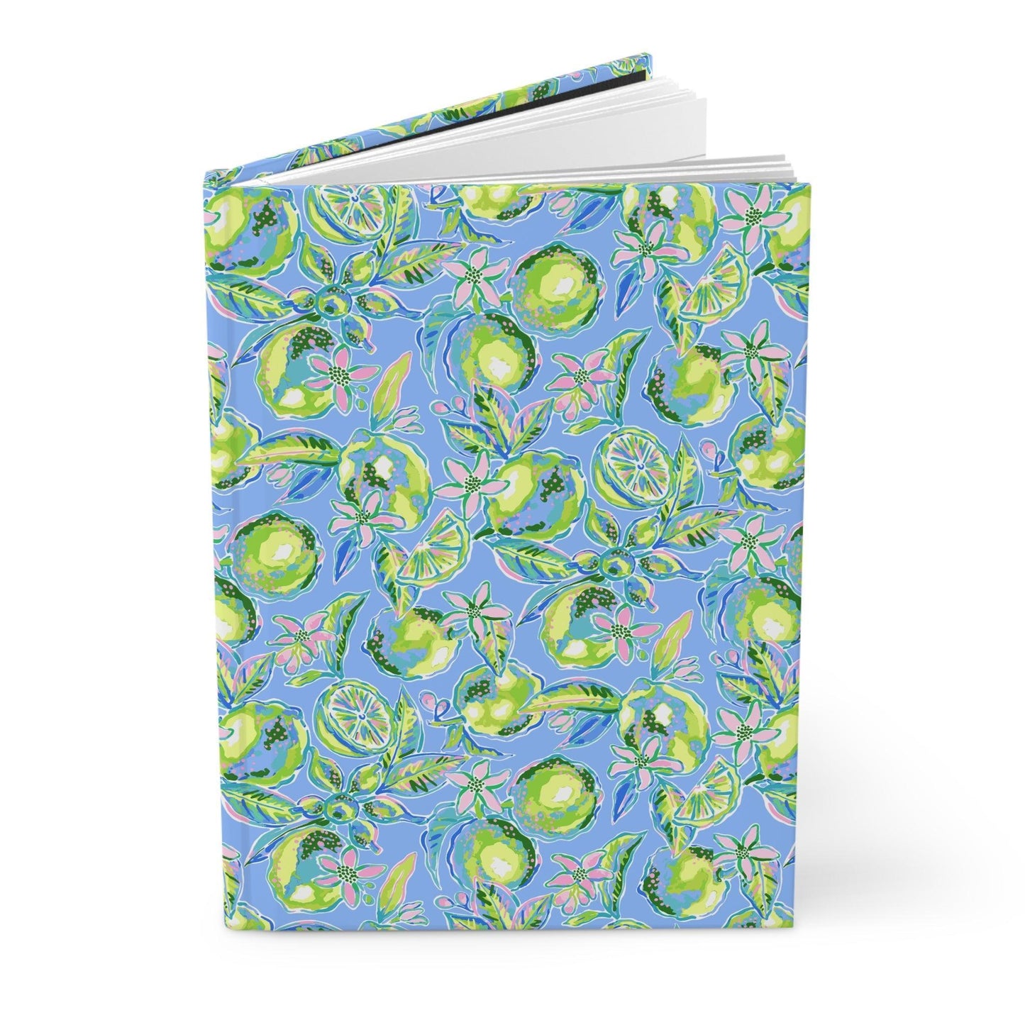 Lime Citrus Print Notebook