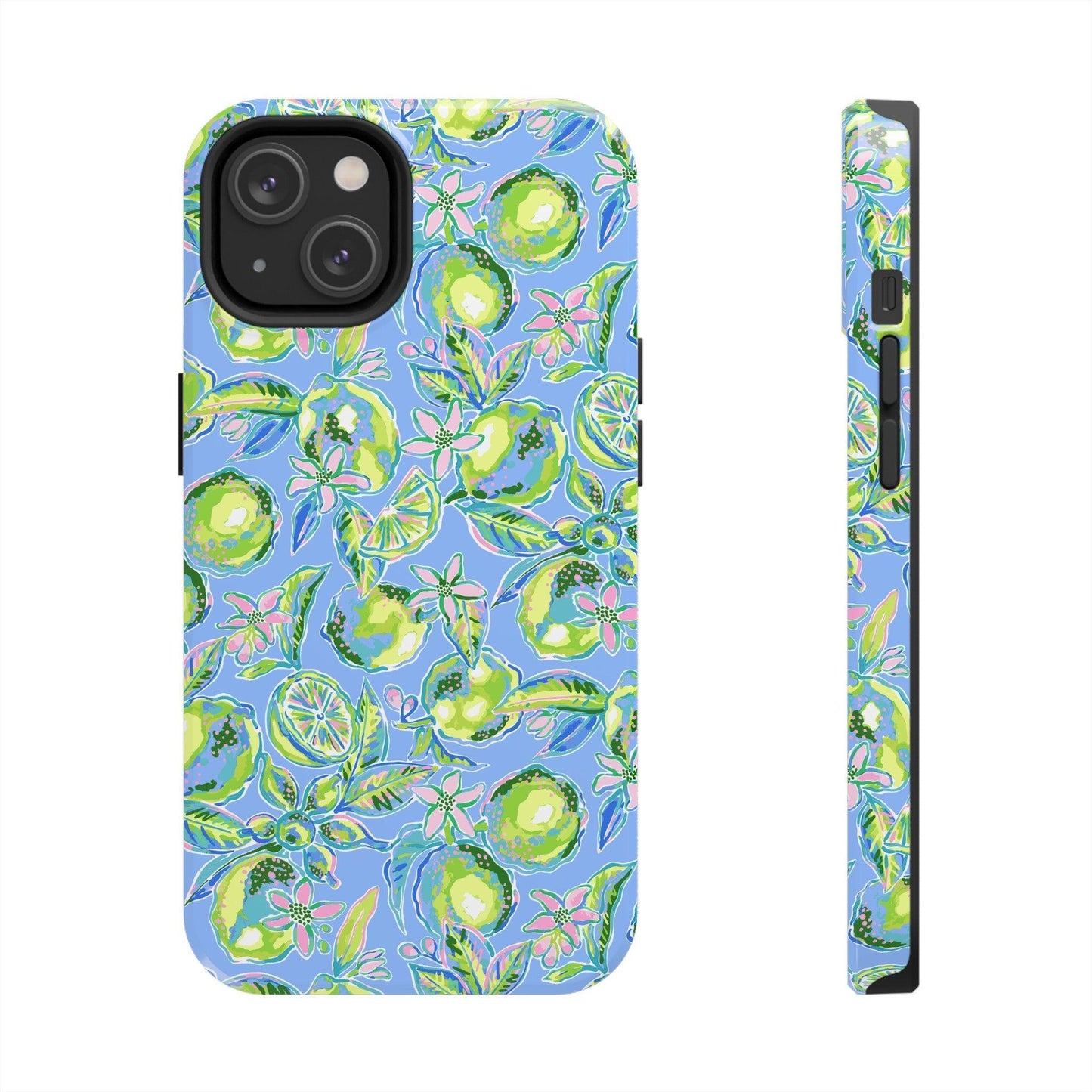 Lime Citrus Print Phone Case