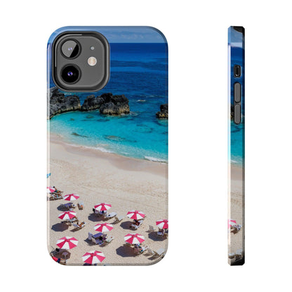 Bermuda Beach Umbrellas Phone Case