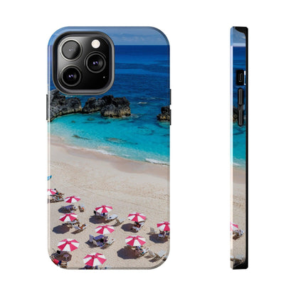 Bermuda Beach Umbrellas Phone Case