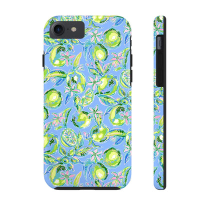 Lime Citrus Print Phone Case