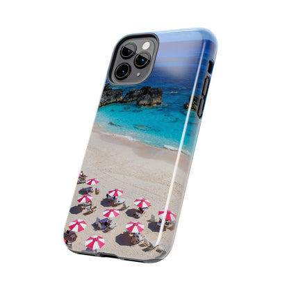 Bermuda Beach Umbrellas Phone Case