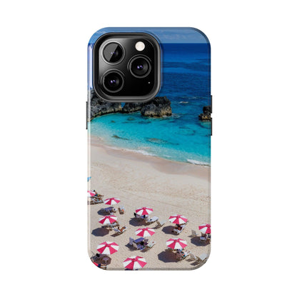 Bermuda Beach Umbrellas Phone Case