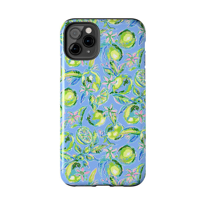 Lime Citrus Print Phone Case