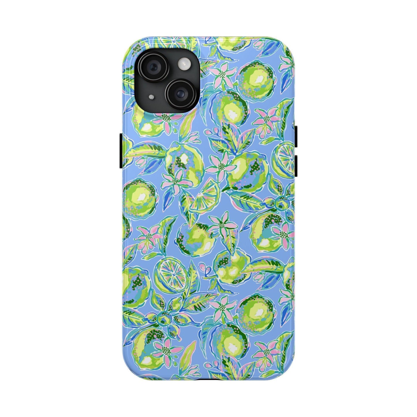 Lime Citrus Print Phone Case