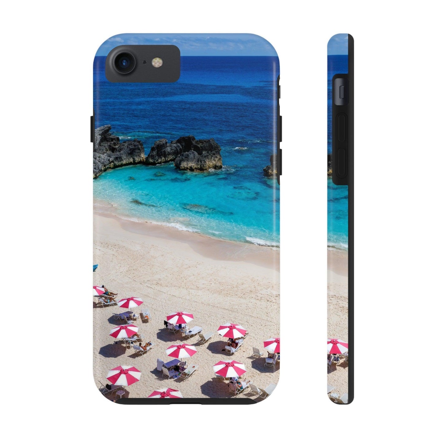 Bermuda Beach Umbrellas Phone Case