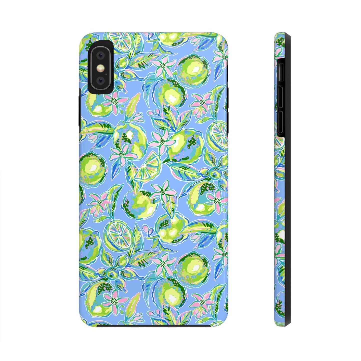 Lime Citrus Print Phone Case