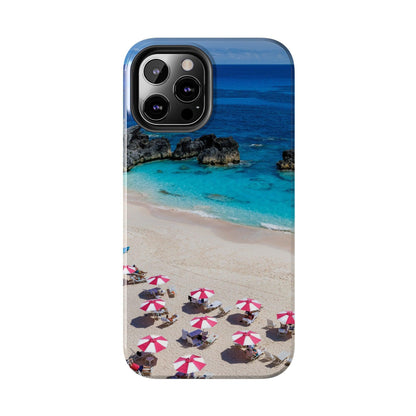 Bermuda Beach Umbrellas Phone Case