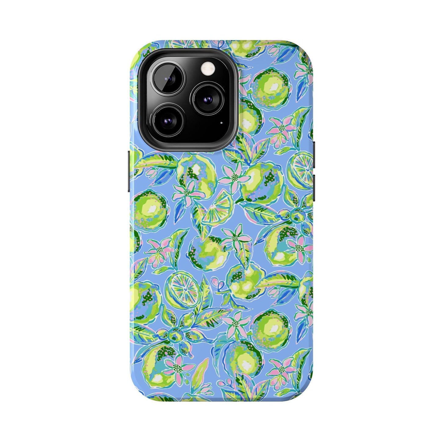 Lime Citrus Print Phone Case